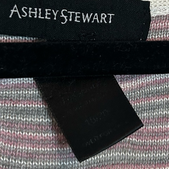 ASHLEY STEWART Long Sleeve Surplice Tunic Sweater 18/20 - Picture 8 of 10